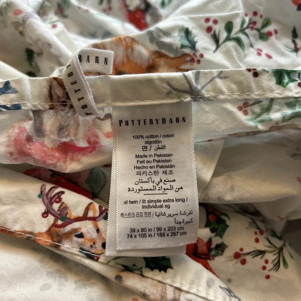 Pottery Barn Twin XL Christmas 